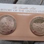 Franklin Mint History of the United States GREAT BLIZZARD EAST 1888 & SETTLERS TO OKLAHOMA 1889