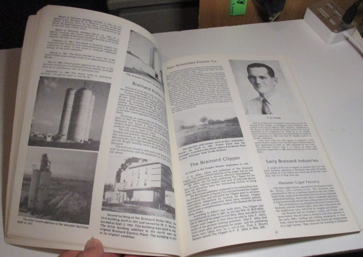 Brainard Centennial 1878 1978 Brainards First Hundred Years Brainard