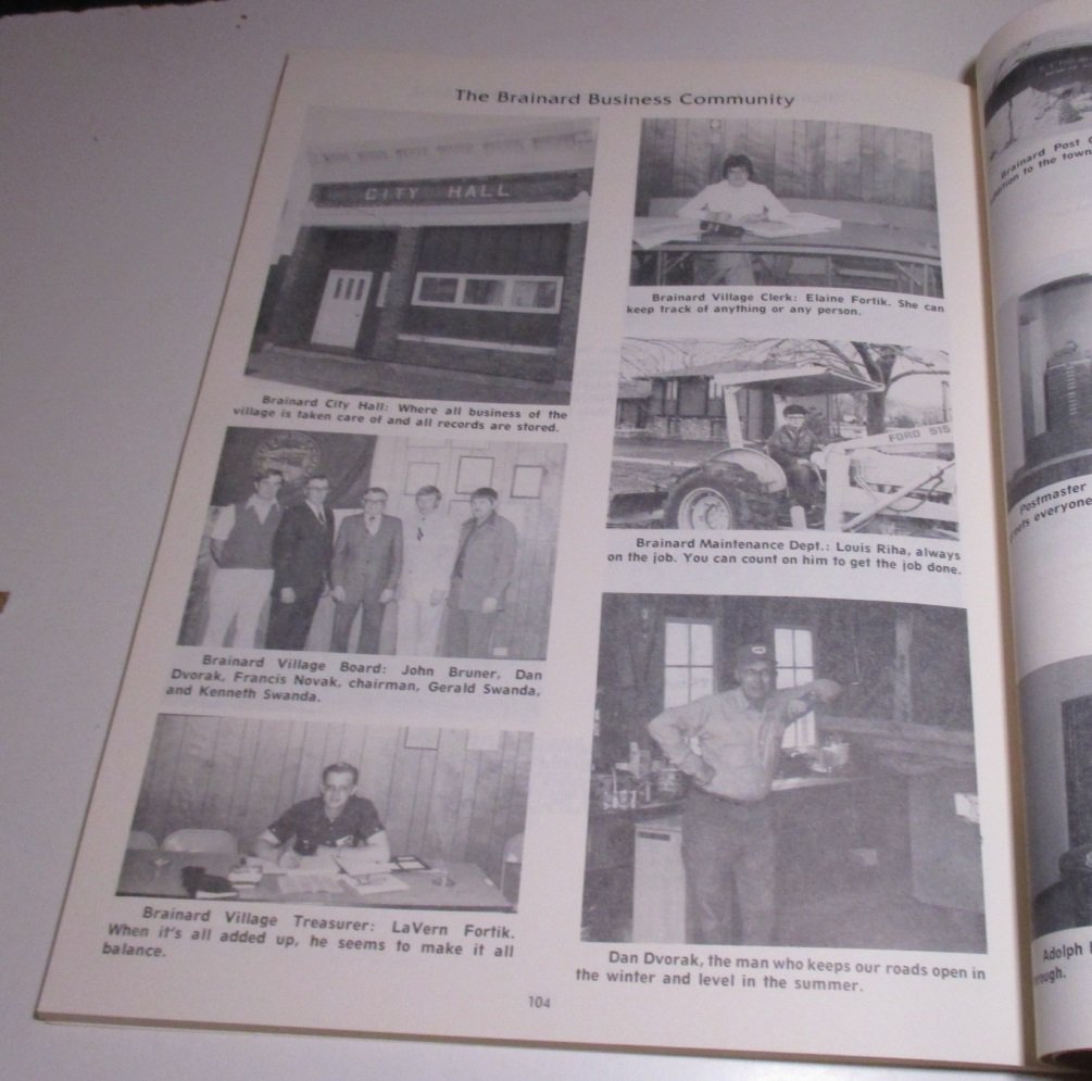 Brainard Centennial 1878 1978 Brainards First Hundred Years Brainard