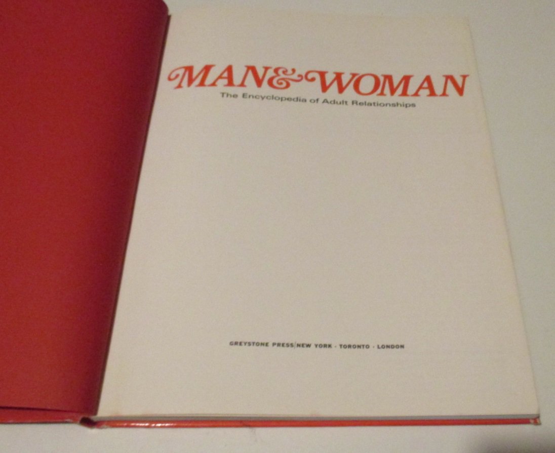 Man & Woman The Encyclopedia of Adult Relationships Volume 1 Hardcover ...