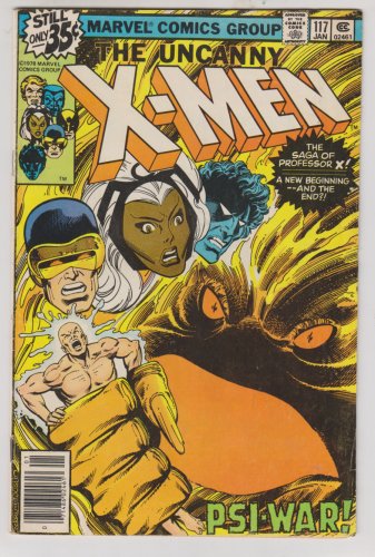 MARVEL COMICS Uncanny X-Men # 117  1978 1st Appearance Shadow King