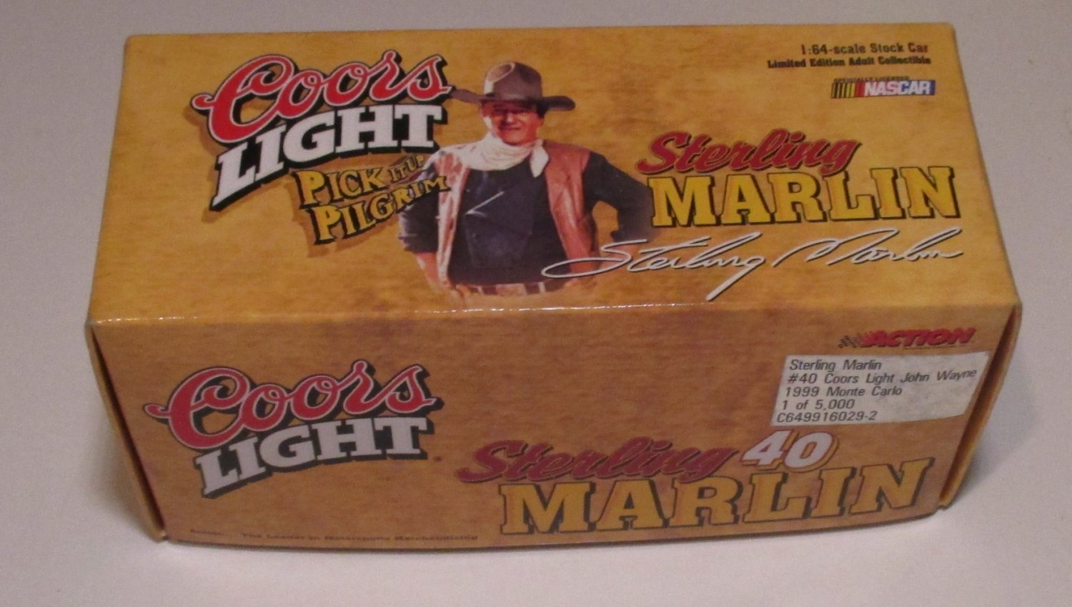 NASCAR Sterling Marlin 40 John Wayne Coors Light Monte Carlo 164 Race Car