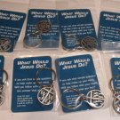 (8) Christian What Would Jesus Do Key Holders