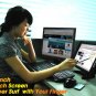 12 Inch LCD Touch Screen Monitor for Computers, TV + DVD Player