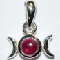 GARNET Silver Pendant