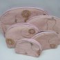 5X PINK Cosmetics Bag Makeup Case Oriental Silk Wallet