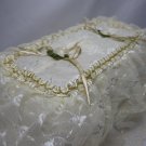 Gold Lace Paper Tissue Box Cover Rectangle Holder Case