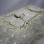 Gold Lace Paper Tissue Box Cover Rectangle Holder Case