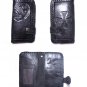 AWESOME TOOLED LEATHER SKULL CROSS BIKER ROCKER WALLET