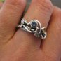 Wild Garden Mother's Ring . customized mother's ring in sterling silver and birthstones