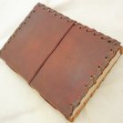 Handmade Paper Leather Bound Journal Blank Book Personal Diary Writing Notebook Sketchbook Art
