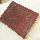 Celtic Tree of Life Handmade Paper Leather Bound  Travel Journal Vintage Blank Diary Notebook