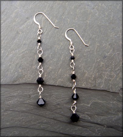 Cole Black Eyes Earrings