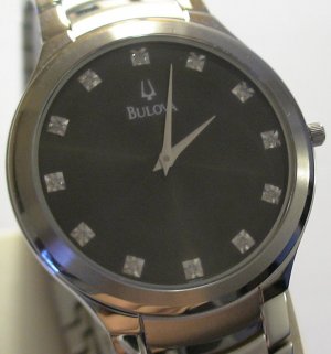 Bulova 12 diamond mens on sale watch