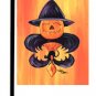 Halloween Pumpkin Fleur de Lis Garden Flag 8183GF