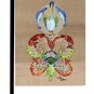 Seafood Shrimp Crab Fleur de Lis Garden Flag 8134GF