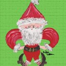 Santa Fleur de Lis Garden Flag 8500GF