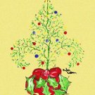 Christmas Tree Fleur de Lis Garden Flag 8501GF