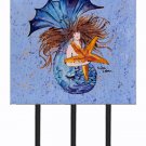 Brunette Mermaid Red Triple Hook Key Holder 8337TH6