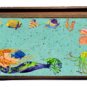 Blonde Mermaid Wooden Business Card Holder 8336BCH