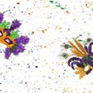 Mardi Gras Canvas Table Runner 72 inches  8400TR72