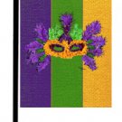 Mardi Gras Feather Mask Garden Flag 8369GF