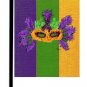 Mardi Gras Feather Mask Garden Flag 8369GF