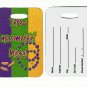 Mardi Gras Throw me somethin mista Luggage Tag 8375BT