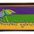 Mardi Gras Wooden Business Card Holder 8381BCH