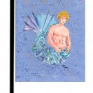 Blonde Hair Merman Male Mermaid Garden Flag 8347GF