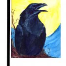 Black Bird Bird Garden Flag KR9041GF