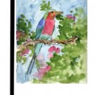 Lilac Breasted Roller Bird Garden Flag KR9010GF