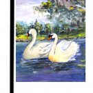 Swan Bird Garden Flag KR9039GF