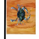 Male Blue Crab Hot and Spicy Garden Flag 8143GF