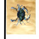 Male Blue Crab Sandy Beach Garden Flag 8159GF