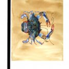 Female Blue Crab Sandy Beach Garden Flag 8156GF