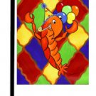 Crawfish Happy Birthday Garden Flag LD6165GF