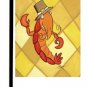 Crawfish dressed like a Thanksgiving Pilgrim Garden Flag LD6160GF