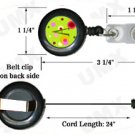 Lime Green Dots Badge Reel Letter A CJ1010-A-BR