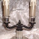 Vintage Candlestick Salt and Pepper Shakers 6546
