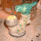 Old Blue Bird and Babies in Nest Salt and Pepper Set 6276