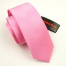 100% Silk Men's Pink Pure Tie Necktie