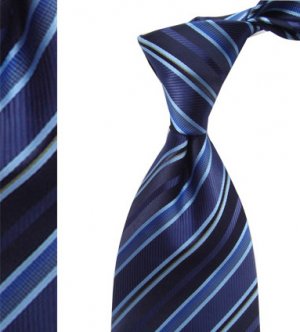 100% Silk Men's Stripe Tie Necktie