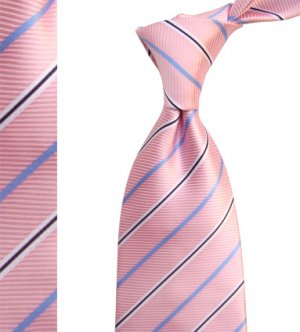 100% Silk Men's Stripe Tie Necktie