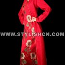 35% silk brocade two pieces cheongsam wedding dress.