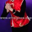 Longevity character woman's traditional cotton vest