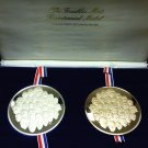 Franklin Mint Bicentennial Medal Set In Box