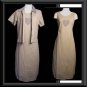 S M COUNTRY SPRING Tan Outfit Jacket TOP Long Dress Set