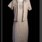 S M COUNTRY SPRING Tan Outfit Jacket TOP Long Dress Set