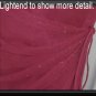 MORI LEE  DARK RED Long FORMAL PROM WRAP Dress   9 10 M
